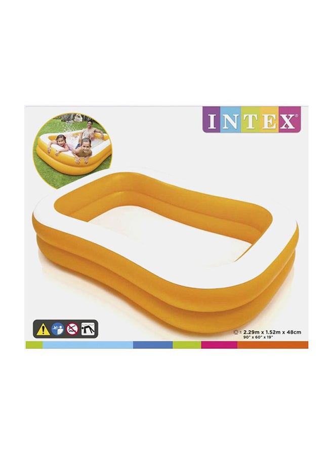 انتكس حمام سباحة عائلي من ماندرين 229x152x48سم  - Image 3