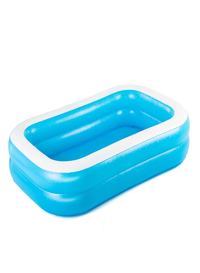 Bestway - Bestway Blue Rectangular Family Pool 26-54006 262x175x51cm - Image 1