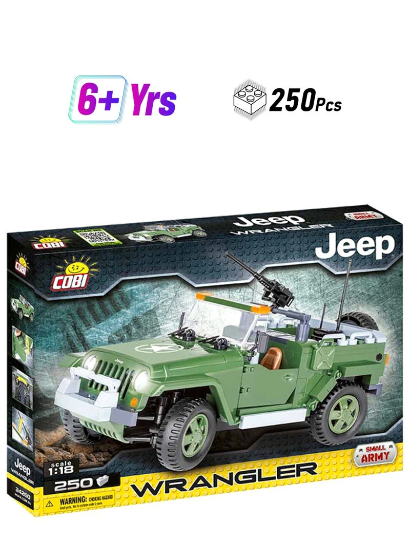 COBI 250-Piece Small Army Jeep Wrangler 24260 250 - Image 1