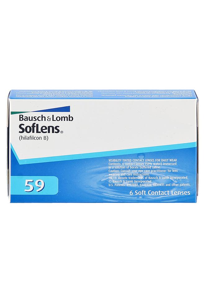 باوش آند لومب عبوة من 6 عدسات لاصقة من سوفلنس 59 ،عدسات شهرية للاستعمال مرة واحدة.