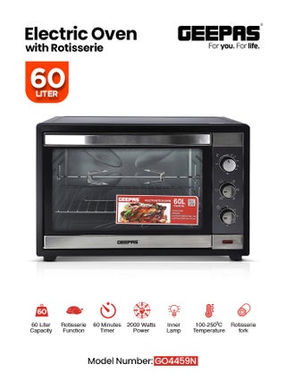 فرن كهربائي مزود بوظيفة الشواية - pnsku/N15502178A/45/_/1727707676/16c09ba3-f966-4ab8-b4a8-bd1688def452