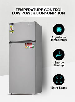 جيباس ثلاجة ببابين 240 L GRF2400SXE فضي  - Image 3