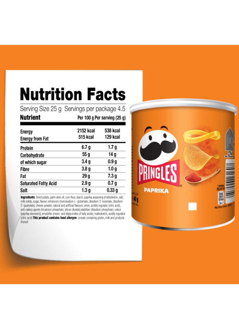 Pringles Hot Paprika 40grams - Image 3