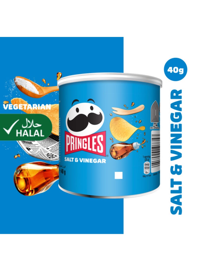 Pringles Salt And Vinegar 40grams - Image 4