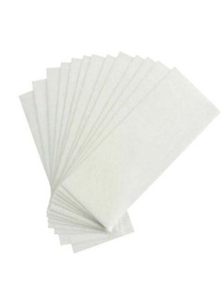100-Piece Hair Removal Wax Strip Set Depilatory Paper White - view 2