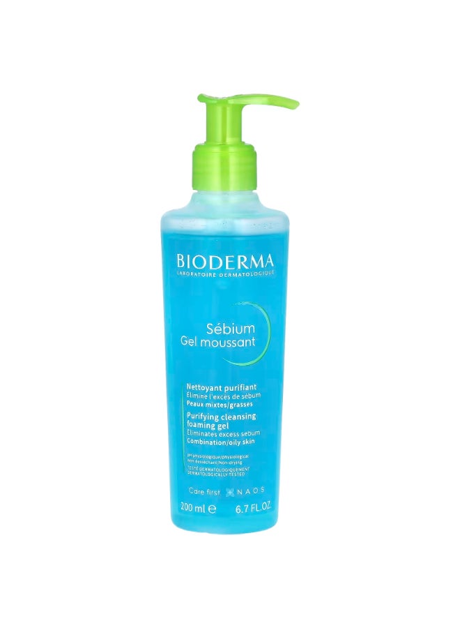 Bioderma Sebium Foaming Gel Blue 200ml - Image 5