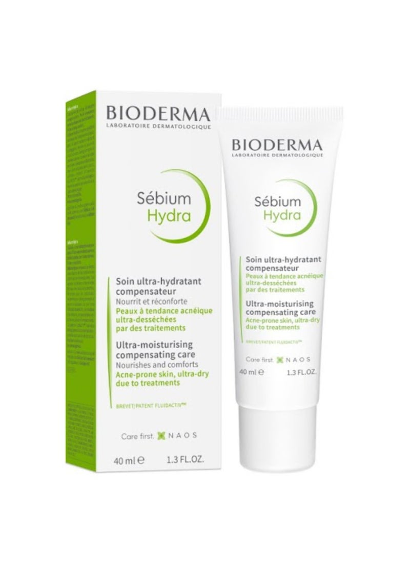 Bioderma Sebium Ultra Hydra Compensateur Moisturizing Cream White 40ml - Image 1