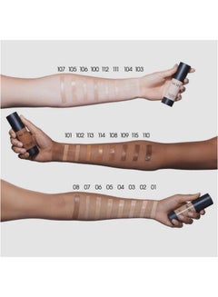 Note Mattifying Extreme Wear Foundation Pump 06 Dark Honey  - Image 4