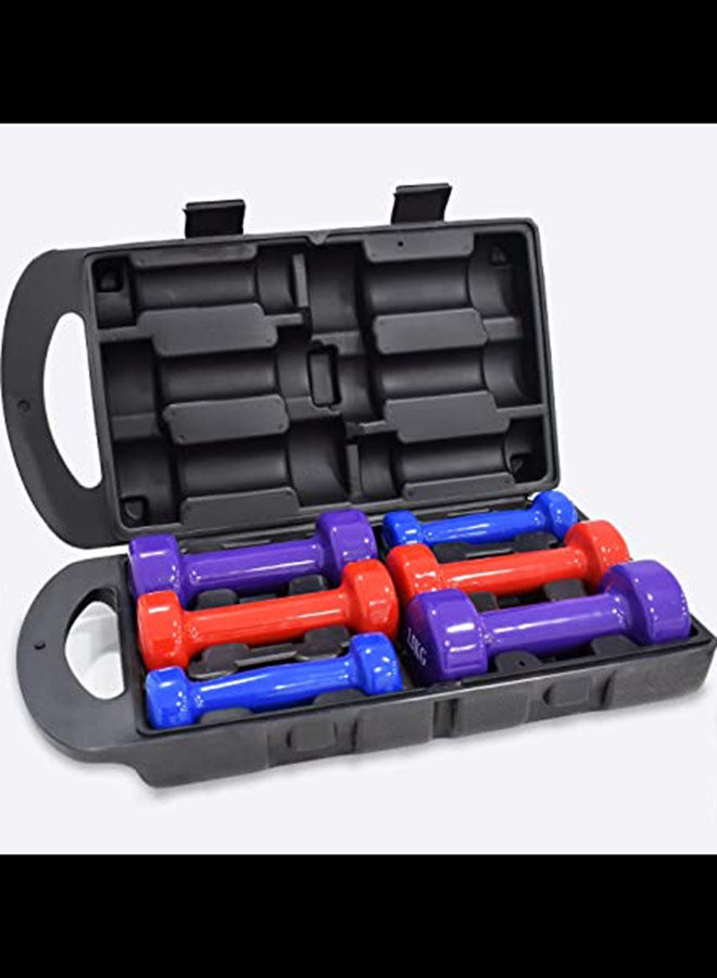 مجموعة الدمبل لرفع الأثقال من 6 قطع - 10 كجم 10كيلوجرام - Image 3