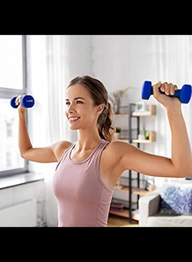 مجموعة الدمبل لرفع الأثقال من 6 قطع - 10 كجم 10كيلوجرام - Image 5