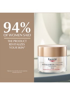 Eucerin Hyaluron Filler + Elasticity Anti-Aging Face Night Cream With Hyaluronic Acid And Collagen For Radiant Skin 50ml  - Image 3