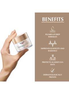 Eucerin Hyaluron Filler + Elasticity Anti-Aging Face Night Cream With Hyaluronic Acid And Collagen For Radiant Skin 50ml  - Image 4
