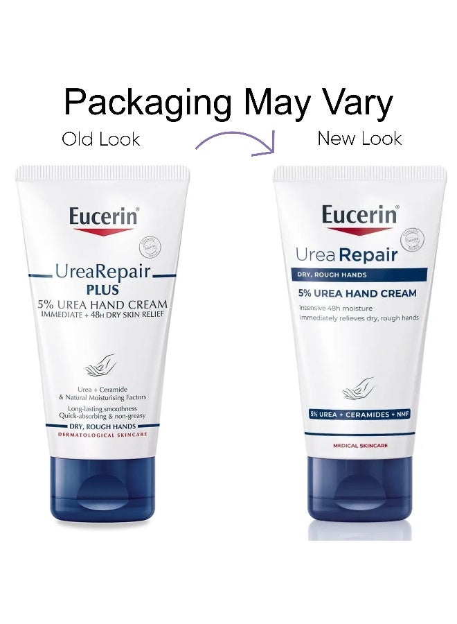 Eucerin Urea Repair 5% Urea Hand Cream 75ml  - Image 1