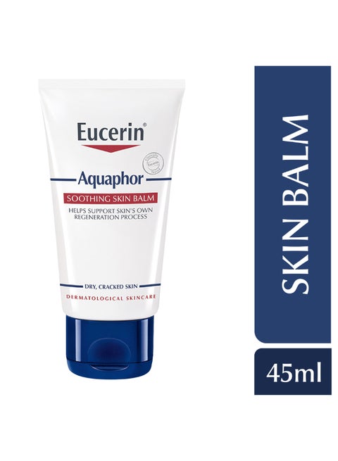 Aquaphor Soothing Body Skin Balm With Glycerin And Panthenol, Daily Moisture Fragrance-Free White 45ml