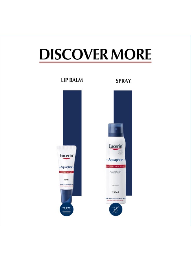 Eucerin - Aquaphor Soothing Body Skin Balm With Glycerin And Panthenol, Daily Moisture Fragrance-Free White 45ml - Image 1
