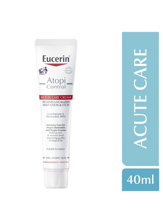 Eucerin Atopicontrol Acute Care Body Cream With Ceramides Fragrance And Paraben-Free\ 40ml  - Image 1