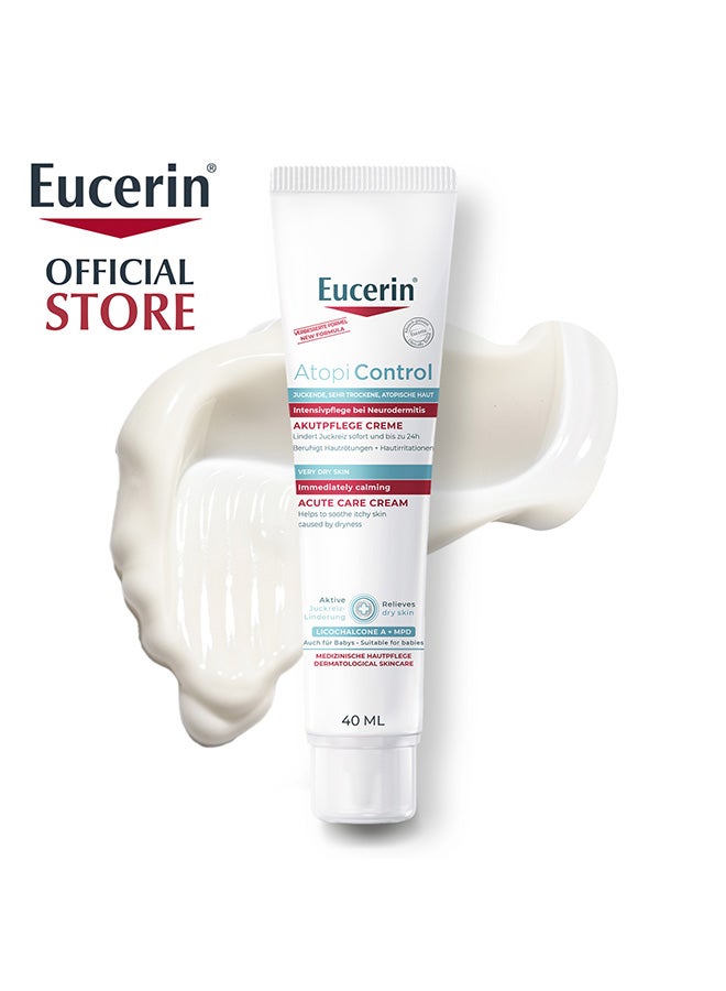 Eucerin Atopicontrol Acute Care Body Cream With Ceramides Fragrance And Paraben-Free\ 40ml - Image 1