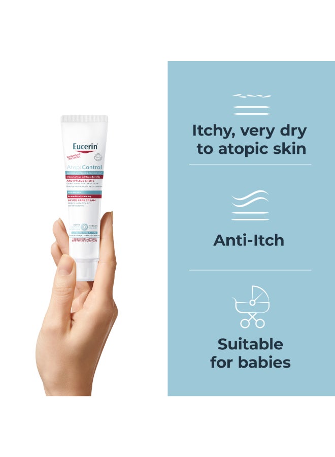 Eucerin Atopicontrol Acute Care Body Cream With Ceramides Fragrance And Paraben-Free\ 40ml - Image 3