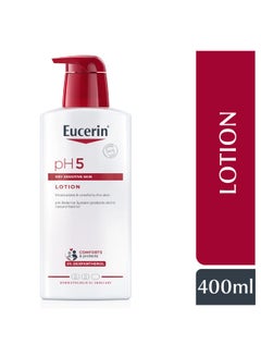 Eucerin Body Lotion With Dexpanthenol And Hyaluronic Acid,Ph5 Moisture On Allergy-Prone Skin And Dry Sensitive Skin White 400ml  - Image 1