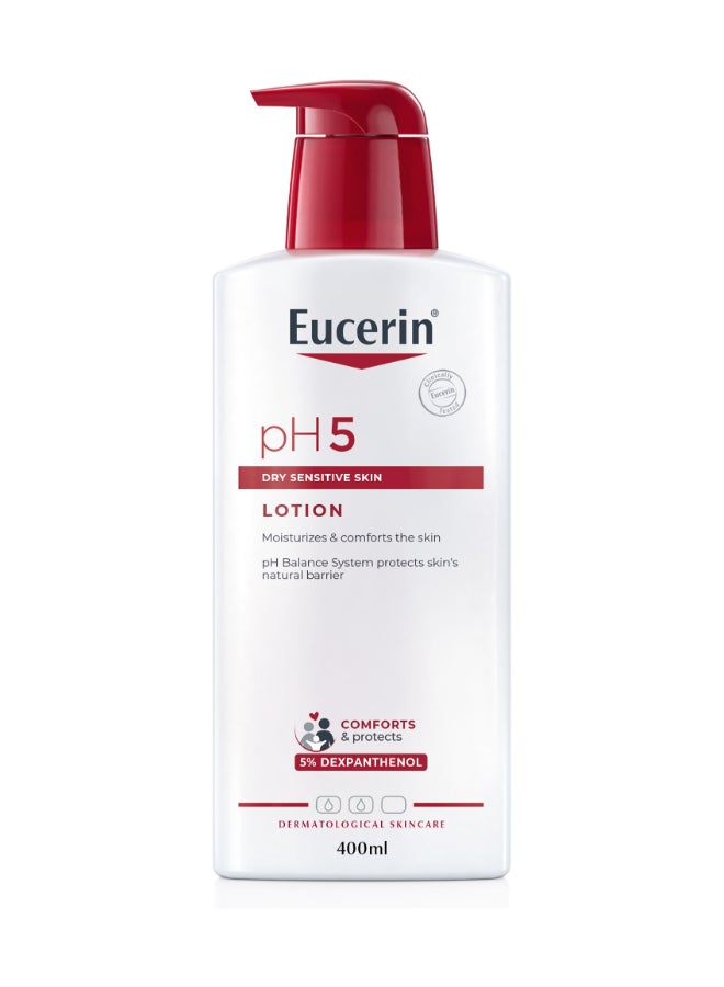 Eucerin - Body Lotion With Dexpanthenol And Hyaluronic Acid,Ph5 Moisture On Allergy-Prone Skin And Dry Sensitive Skin White 400ml - Image 1