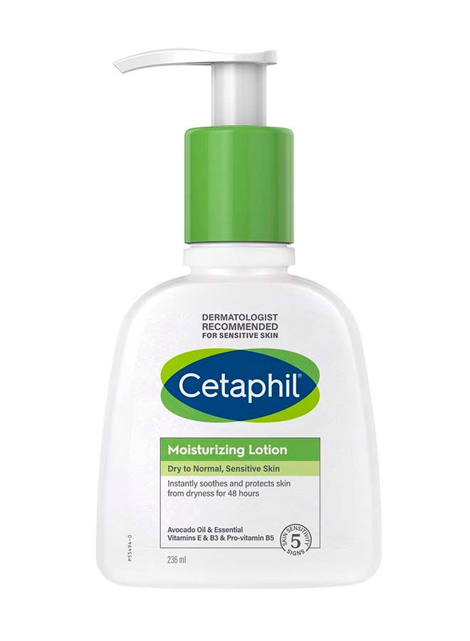 Cetaphil Moisturizing Lotion, For Dry to Normal, Sensitive Skin, Face And Body Moisturizer For Men And Women, With Niacinamide And Vitamin E , Unscented Multicolour 236ml - Image 1