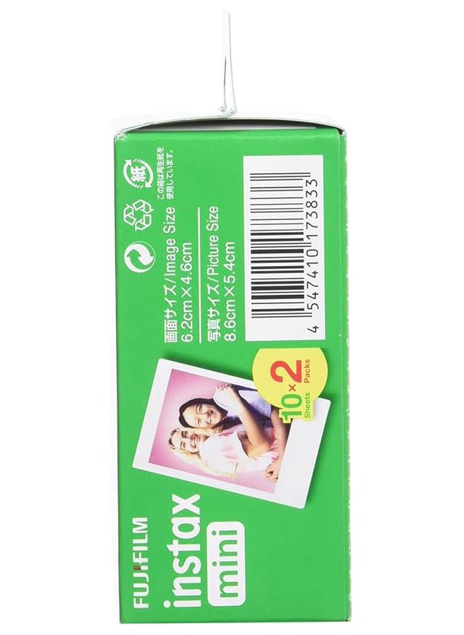 فوجي فيلم ورق صور فيلم إنستاكس من 20 ورقة أبيض - Image 3