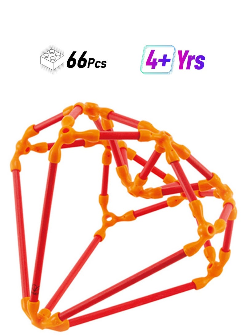 هيب طقم بناء مبتكر مكون من 66 قطعة E5567 66 أكبر من 4 سنوات - Image 1