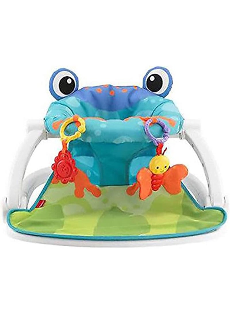 Generic - Sit-Me-Up Froggy Design Baby Foldable Floor Seat - Multicolour - Image 1
