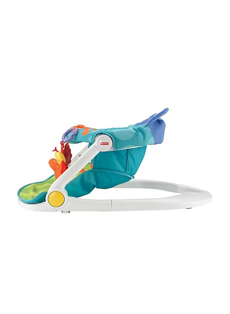 Generic - Sit-Me-Up Froggy Design Baby Foldable Floor Seat - Multicolour - Image 1