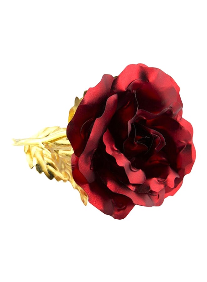Maston 24K Gold Plated Rose Red/Gold 26x9.5cm - Image 2