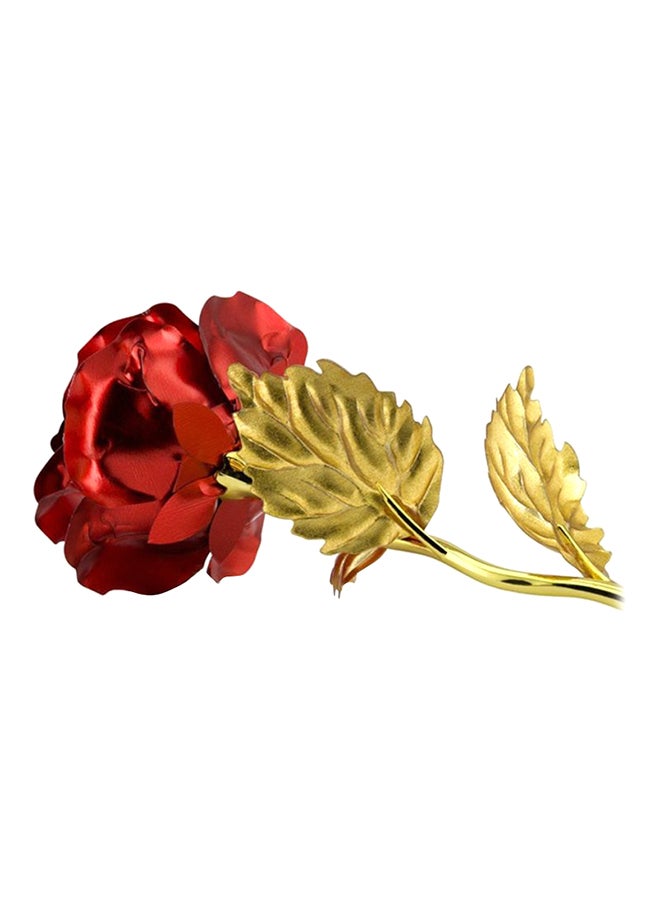 Maston 24K Gold Plated Rose Red/Gold 26x9.5cm - Image 3