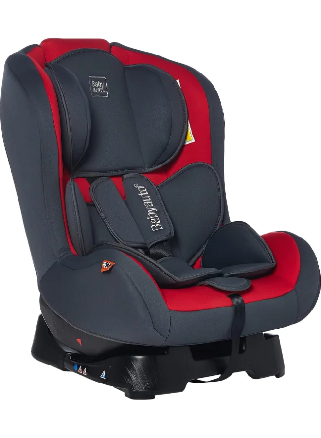 Babyauto Baby Auto Lolo Car Seat - Side Protection, Ergonomic Recline, 0-3 Years - Red/Black