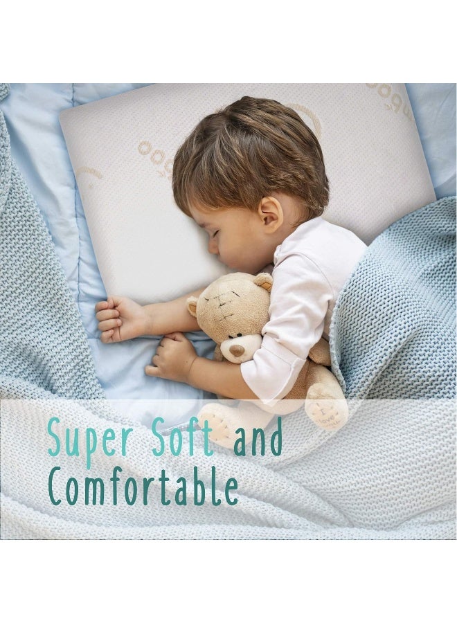 baby works - Baby's 1st Pillow With Bamboo Pillowcase Removable - White - Image 1