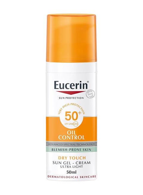 Face Sunscreen Oil Control Gel-Cream Dry Touch For Blemish-Prone Skin 50ml