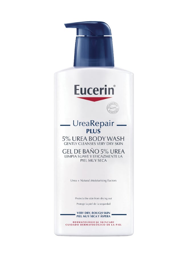 Eucerin Urearepair Plus 5% Urea Body Wash Fluid, Gentle Body Cleanser And Mousturizer For Dry Skin Suitable For Mature And Diabetic Skin 400ml - Image 3