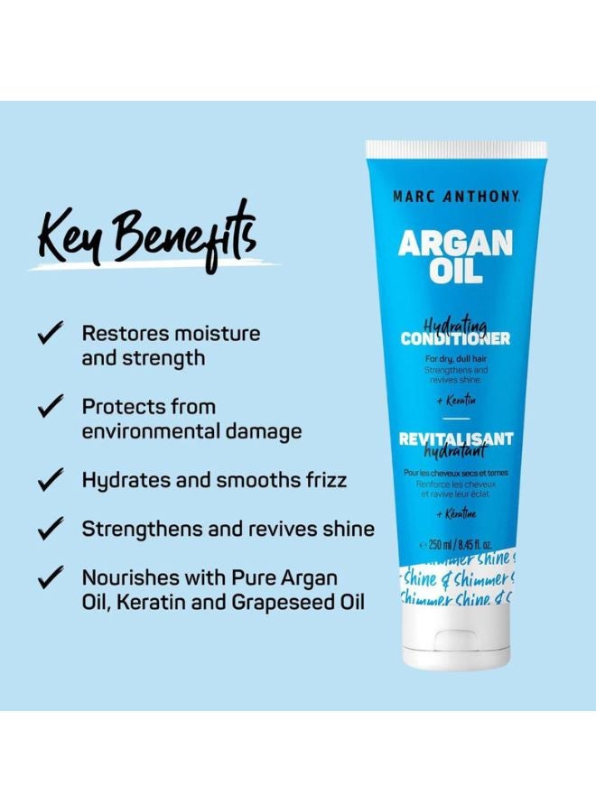 MARC ANTHONY Argan Oil Hydrating Conditioner For Dry And Dull Hair 250ml - Image 4