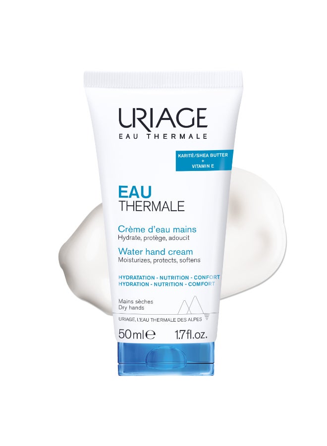 Uriage Eau Thermale Water Hand Cream with Shea Butter & Thermal Water - Nourishing Hand Care - 50ml 50ml - Image 1