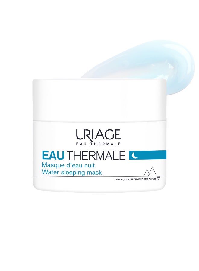 Uriage Eau Thermale Overnight Water Sleep Mask Alpine Thermal Water Intensive Nocturnal Hydration | For Glowing Skin 50ml - Image 1