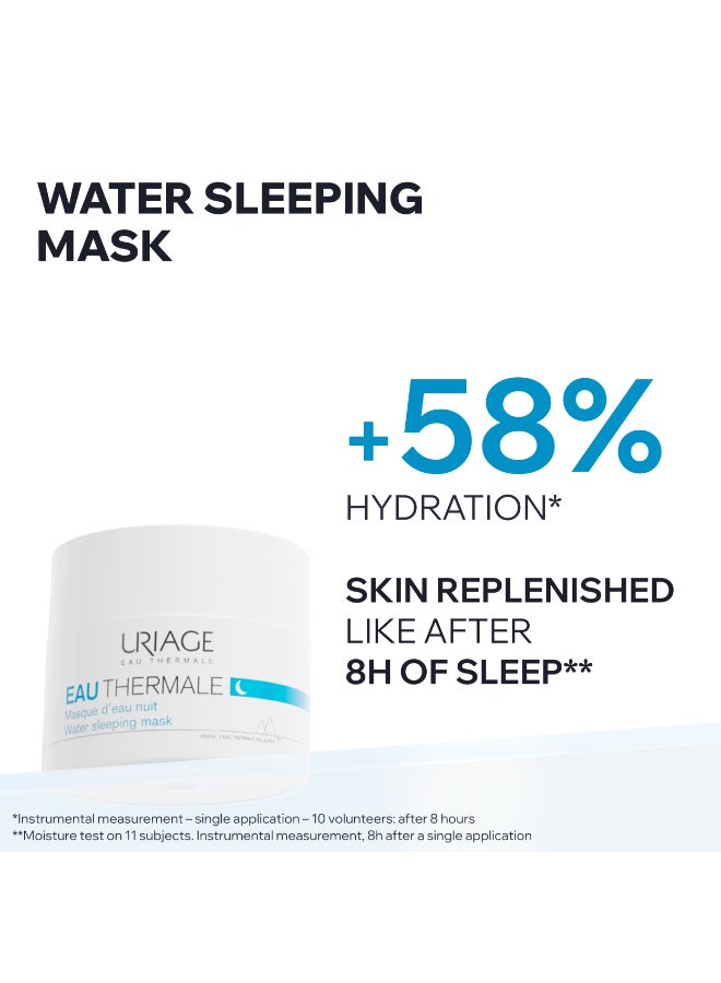 Uriage Eau Thermale Overnight Water Sleep Mask Alpine Thermal Water Intensive Nocturnal Hydration | For Glowing Skin 50ml - Image 4