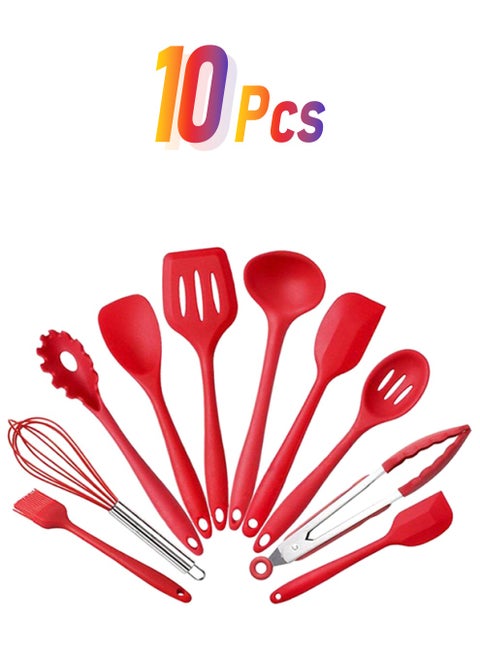 10-Piece Kitchenware Set Red