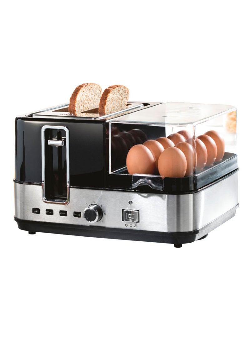 سانفورد ماكينة تحميص الخبز بسعة لشريحتين 1400 W SF5744BT أسود/ فضي - Image 1