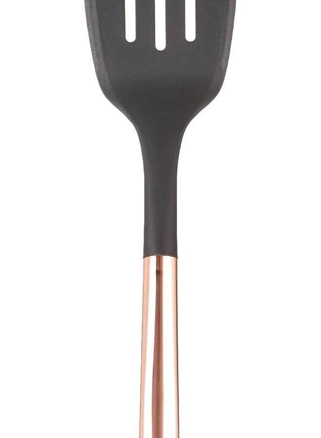 راج قلابة طعام للتقديم بمقبض نحاس أسود/ذهبي - Image 2