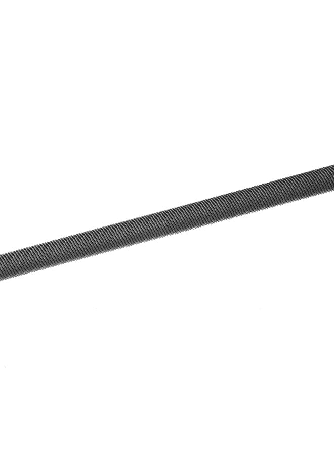 GEEPAS - Geepas Toolz 8" Flat File- GT59027| High-Quality and Coated Teeth for Durability| Equipped with Comfortable Rubber Grip Handle| Light-Weight and Durable| Ideal for DIY, Home Improvement, General Repairs, Maintenance| Orange Grey/Black 8inch - Image 1