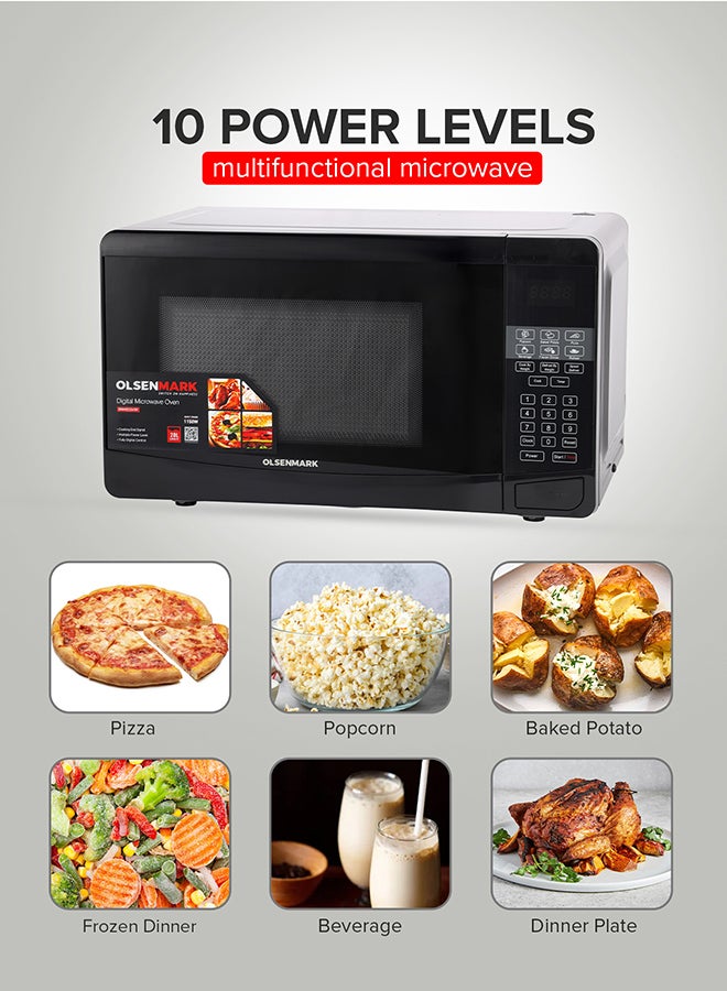 أولسنمارك فرن ميكروويف 20 L 1150 W OMMO2261W أبيض/ أسود  - Image 3