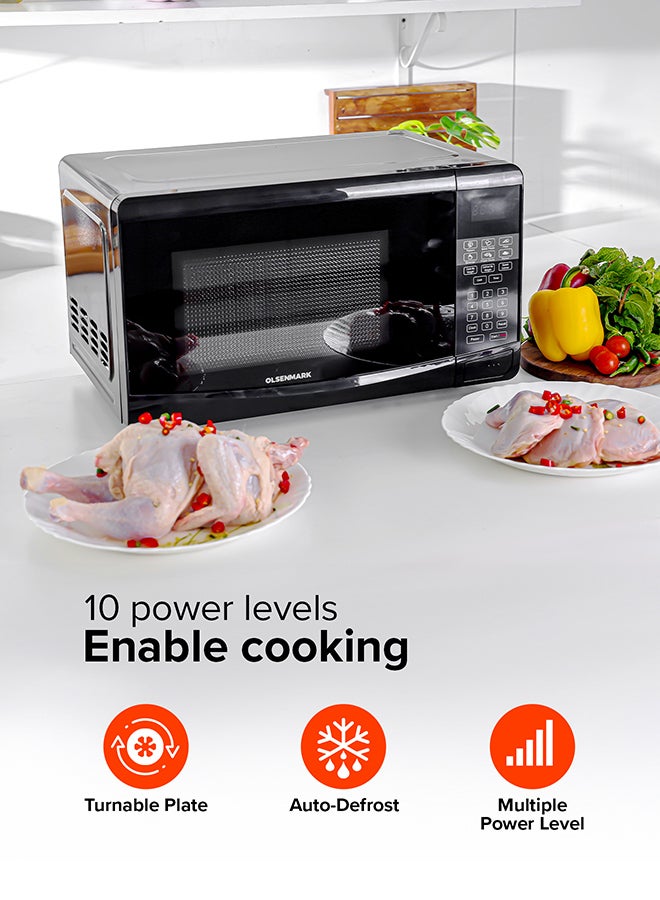 أولسنمارك فرن ميكروويف 20 L 1150 W OMMO2261W أبيض/ أسود  - Image 2