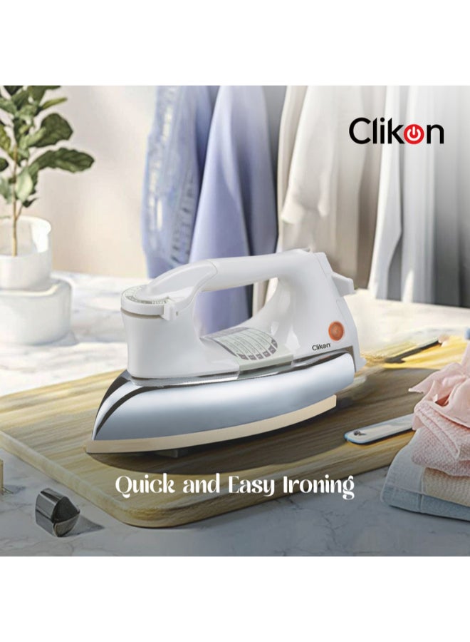 Clikon Dry Iron 1200 W CK2132 White/Cream  - Image 1