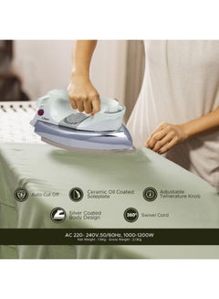Clikon Dry Iron 1200 W CK2132 White/Cream  - Image 3
