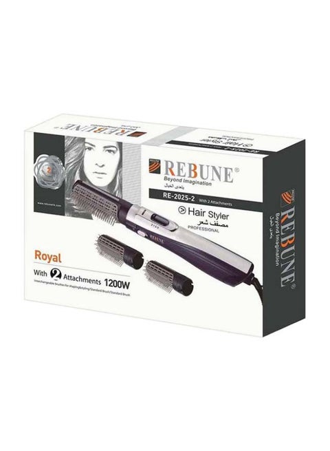 2-In-1 Hair Styler Blue/White/Grey 30x7x20cm