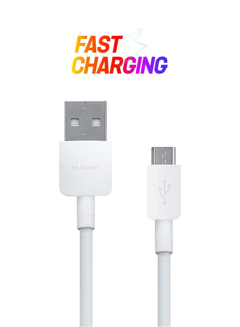 HUAWEI Micro USB Data Sync Charging Cable White - Image 1