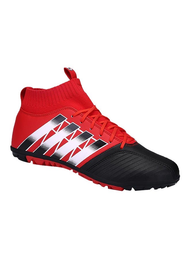 Fashion Cleats Football Soccer Shoes Red/Black  - Image 1